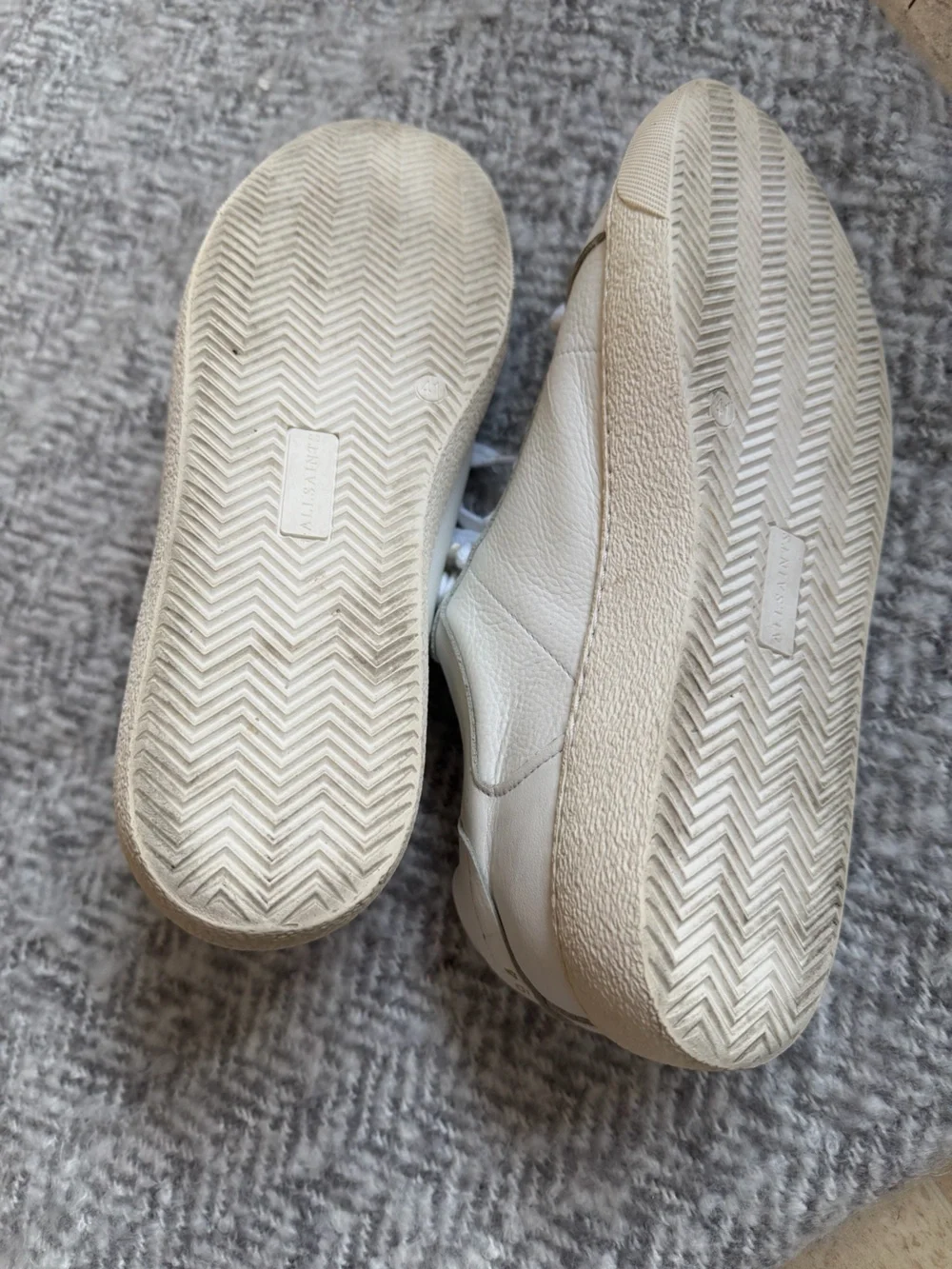 All Saints Sheer Leather Low-Top Sneakers